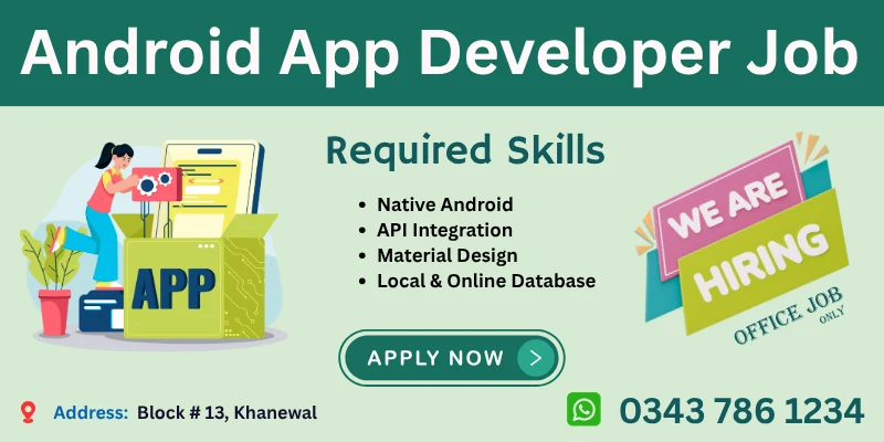 Android Apps Developers Job Android Apps Developers Job