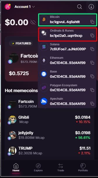 Ordinals Address Ordinals Address